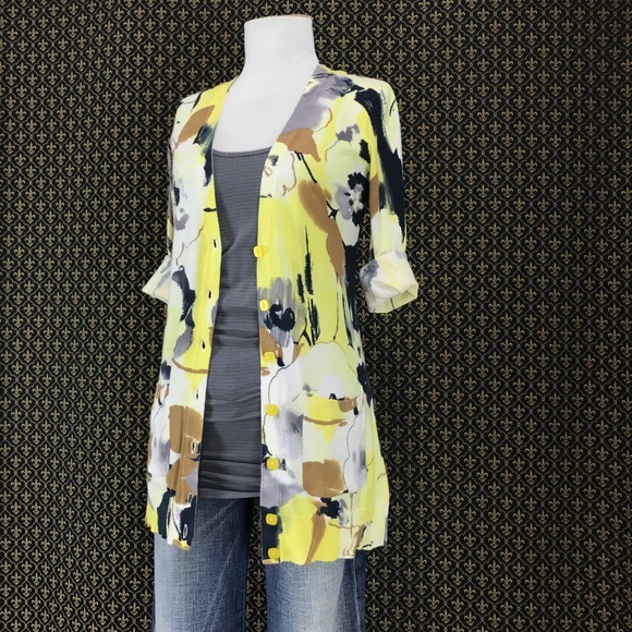 Anthro “Oil Painting Cardigan” by Tabitha - Picture 5 of 7